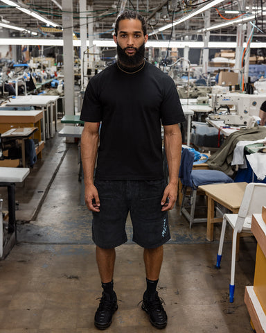 LA Apparel 1801GD Black Print